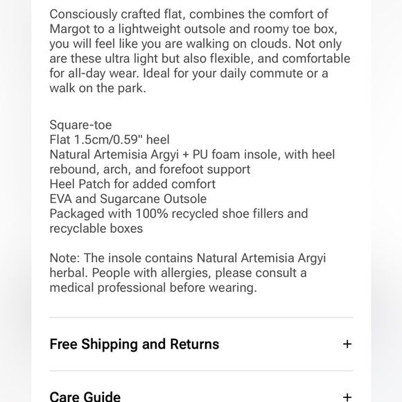 Vivaia Lightweight Square-Toe V-Cut Flats Margot Walker - Picture 8 of 8